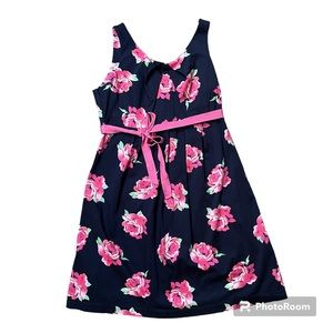 Women’s Motherhood Maternity Floral Dress, Blue & Pink, size Small